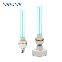 220V UVC ультрафиолетовая гермицидная лампа E27 бытовой стерилизации лампы уфл дезинфицирование светильники 15 Вт 20 Вт 30 Вт высокой мощности озоновый стерилизатор