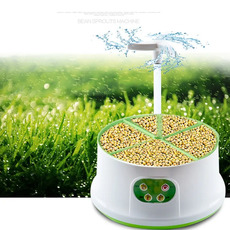 Najtaniej 2 lub 3 warstwy automatyczne maszyna do kiełkowania fasoli zdrowe domowe warzyw kiełków Bud maszyna inteligentna kontrola mikrokomputer