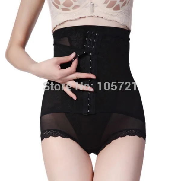 

Intimates High Waist Slim Corset Hips Tummy Control Lace Shaper Briefs Underwear