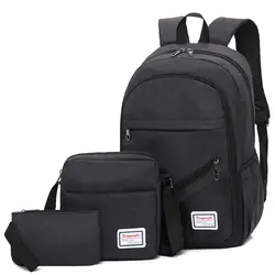 3 шт набор рюкзаков большой емкости женщины детский школьный рюкзак школьные рюкзаки для девочек рюкзак для мальчика mochila женская сумка sac