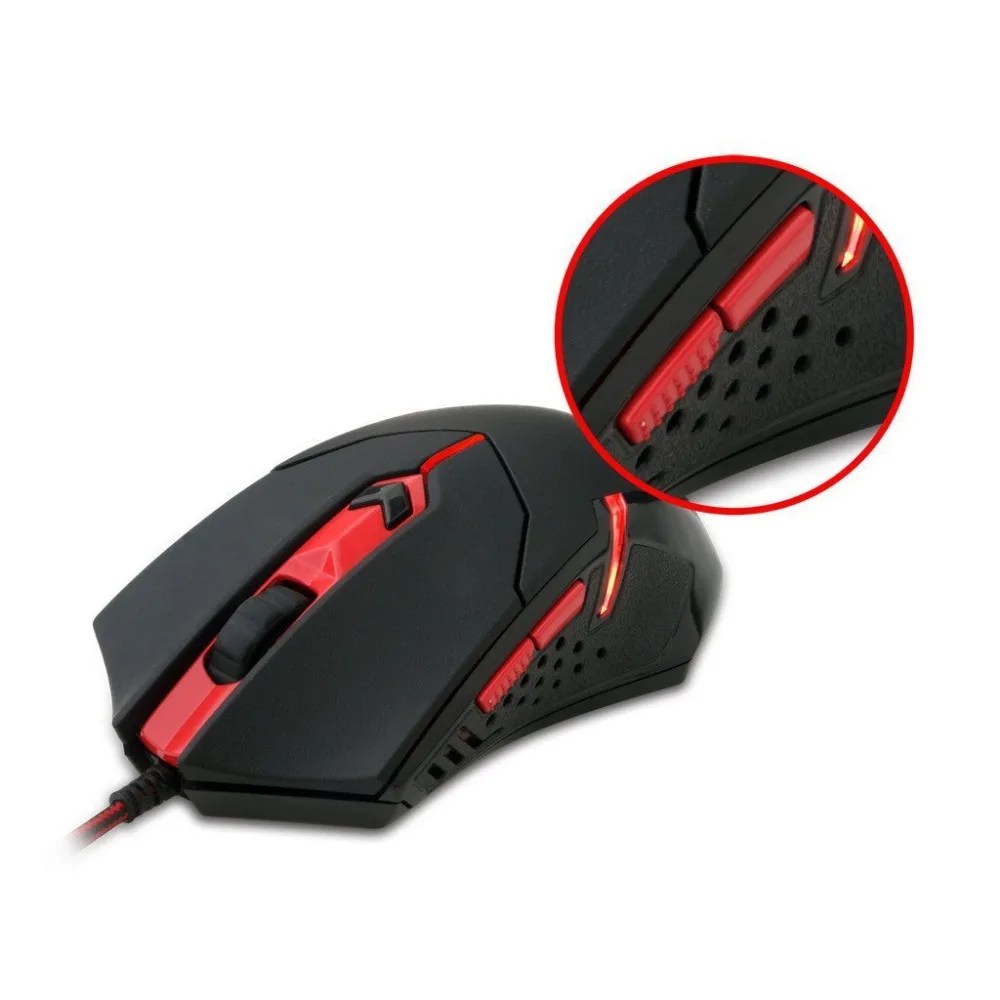 Игровая клавиатура Redragon S101BA гарнитура с микрофоном коврик для мыши