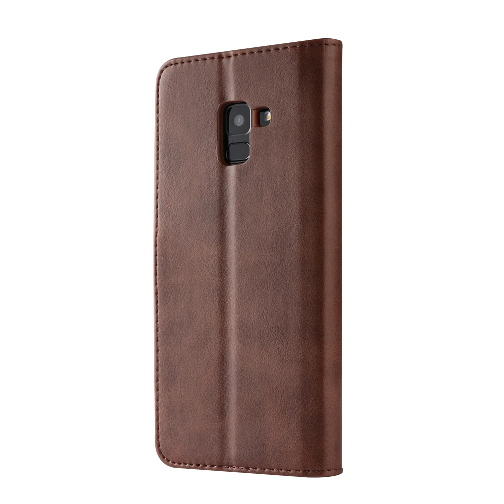 Кожаный чехол кошелек с откидной крышкой для Samsung Galaxy A9 A8 A7 A6 2018 Plus Fundas
