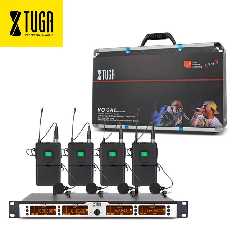 Беспроводная система караоке XTUGA SKM4000 4*100|wireless microphone system|microphone systemwireless |