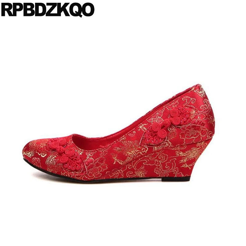 red satin high heel shoes