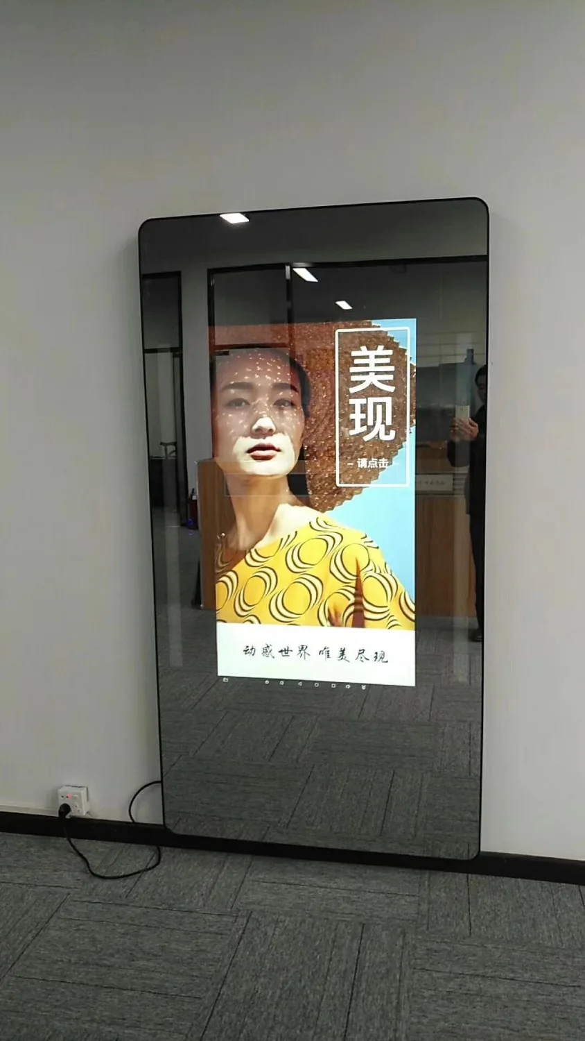 

43 49 55 inch mirror function LCD Social Media Display Kiosk /Digital Signage/ touch screen advertising Display monitor