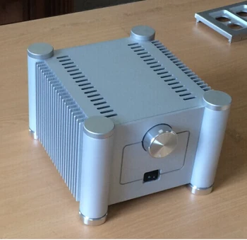 

E-059 CNC All Aluminum Chassis Case Box Cabinet for DIY Audio Power Amplifier 206mm*150mm*242mm