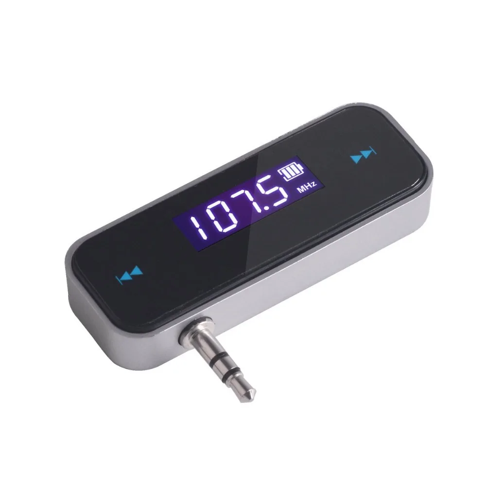 Mini Universal Wireless FM Radio Transmitter (3.5mm Jack for Phone, MP3