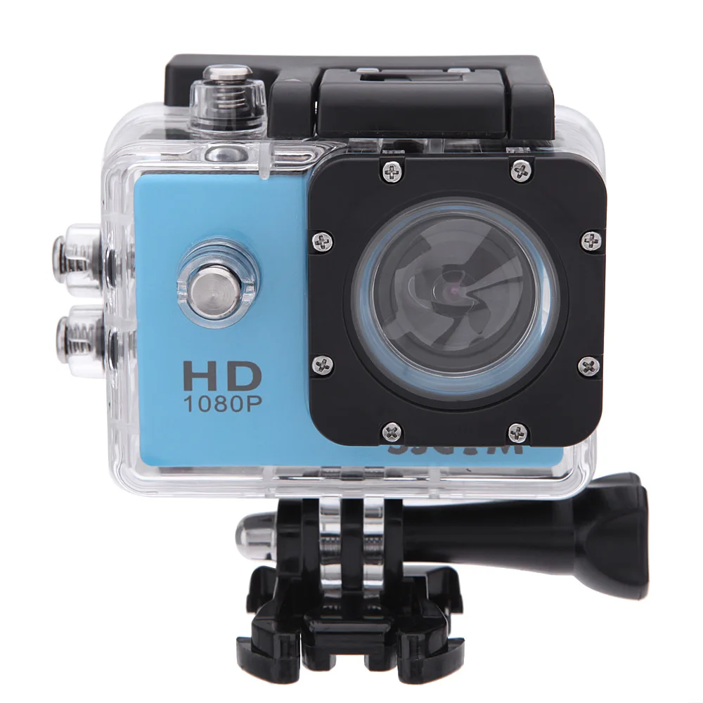 Оригинальная SJCAM SJ4000 экшн Камера 2," ЖК-дисплей Экран 1080 P HD камера для дайвинга на глубину до 30 м Водонепроницаемый мини-камера SJ 4000 Cam Спортивная экшн-камера DV - Цвет: Синий