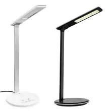 Новая многофункциональная Складная светодиодный настольная лампа Qi Беспроводная зарядная подставка держатель зарядное устройство для iPhone samsung Xiaomi мобильные телефоны