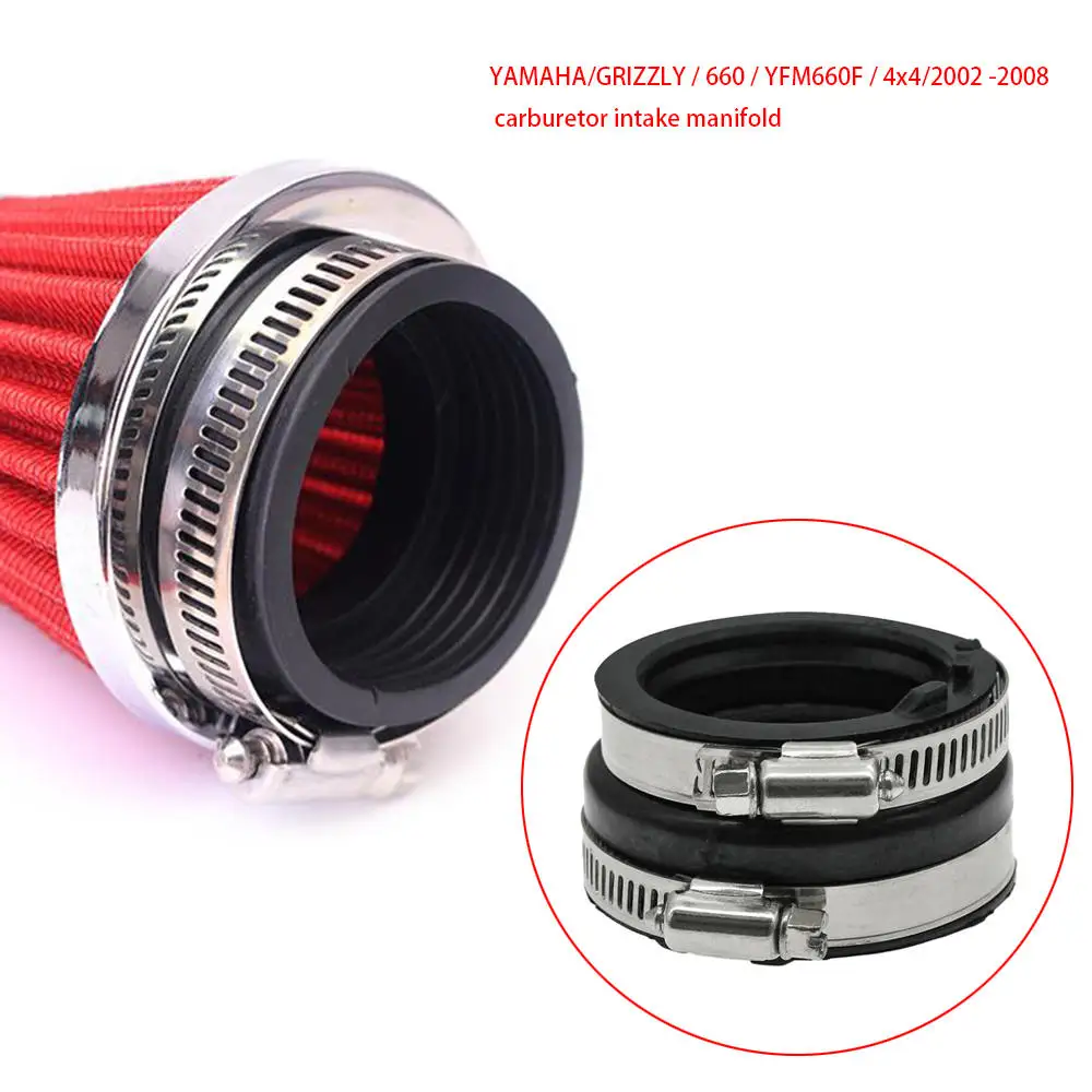 КАРБЮРАТОР впускной загрузки+ зажимы для Yamaha/GRIZZLY/660/YFM660F/4x4/2002-2008 КАРБЮРАТОР впускной коллектор
