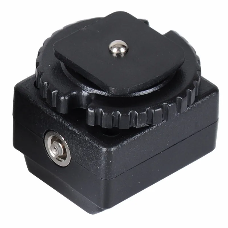 Адаптер для внешней вспышки с разъемом 3 5 мм синхронизации ПК Canon SLR|hot shoe adapter|shoe