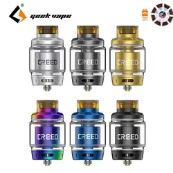 Бесплатный подарок оригинальный Geekvape Creed RTA 6,5 мл три сменных воздушного потока Танк один/двойная катушка E-cig Vape Танк Vs Zeus Dual