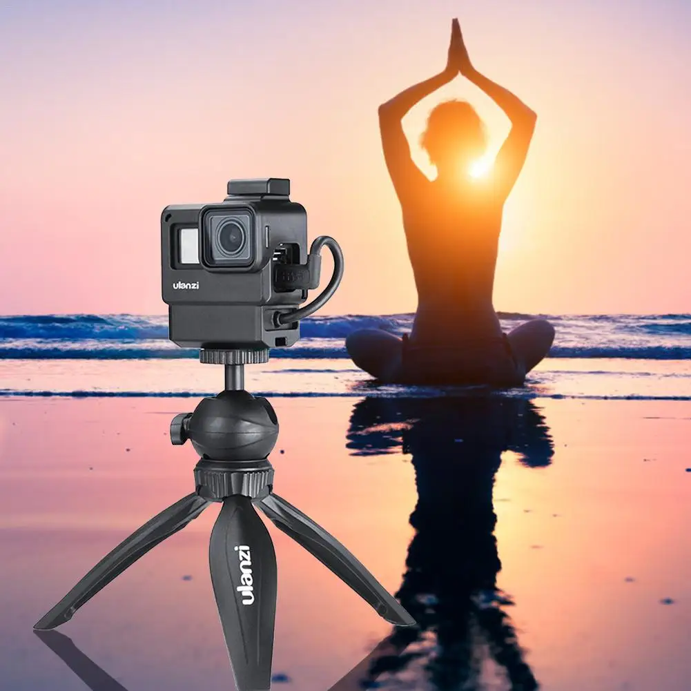Для Ulanzi V2 Pro Спортивная камера клетка для GoPro Горячий башмак оболочка Расширения