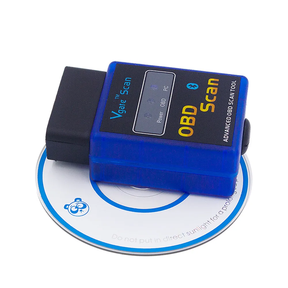 Автомобильный диагностический сканер ELM327 MINI V2.1 Vgate OBD OBD2 Scan ELM 327 Bluetooth работает на