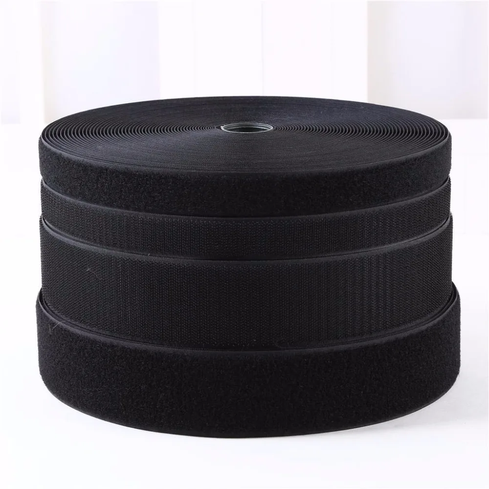 

1.6/2cm/2.5cm/3cm/4cm/5cm Magic Tape AB buckle fastener tape DIY Polyester Nylon Hook Loop fastenerCable Ties Curtain Fastener