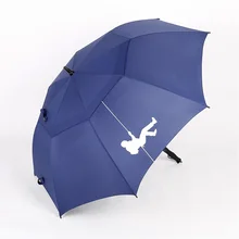 

golf man women's rain umbrella Long-handled Semi-automatic Umbrella Outdoor Sunny and Rainy Umbrella