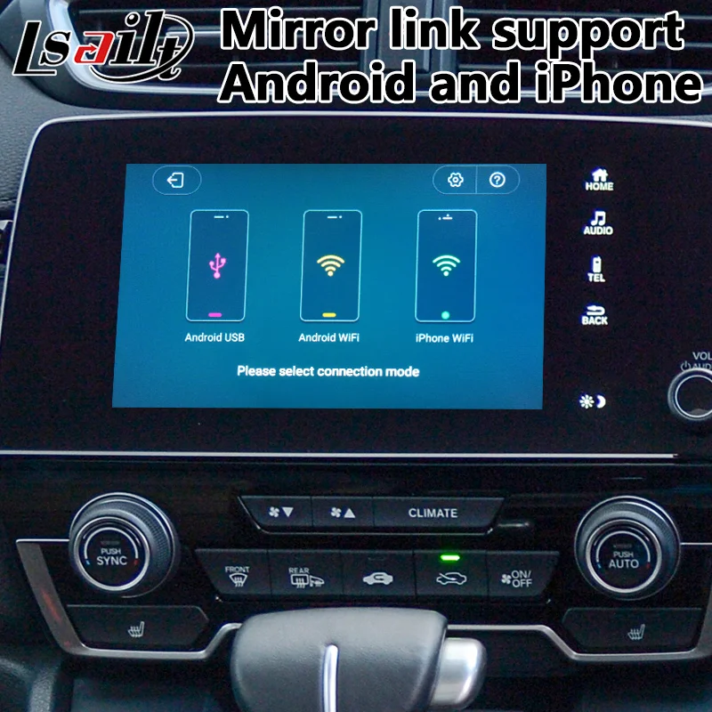 Android 7,1 Автомобильный gps навигатор Автомобильный видео интерфейс для Honda CR-V- год поддержка установки 4 камеры
