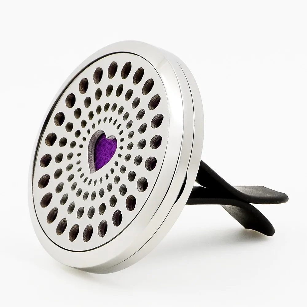Wholesale Heart Diffuser 316 Stainless Steel Car Aromatherapy