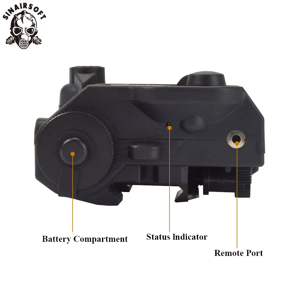 Пейнтбол Airsoft стрельба LA PEQ15 Red Dot Тактический фонарь PEQ красной лазерной PEQ 15 ИК огни Лазерный комбинированный охотничий Peq-15 элемент