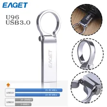 EAGET Original U96 Metal usb 3.0 usb flash drive 16GB 32GB 64GB waterproof pen drive 64gb pendrive U disk creative personality