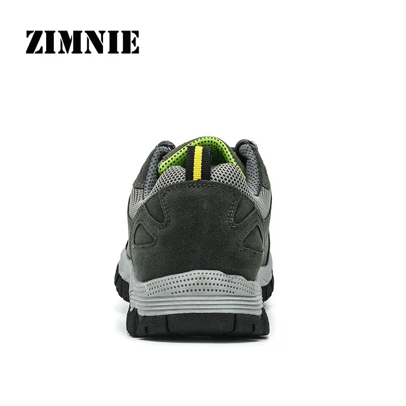 ZIMNIE في الهواء الطلق حذاء للسير مسافات طويلة المشي الرجال أحذية تسلق أحذية رياضية الصيد الجبلية الأحذية عدم الانزلاق تنفس الصيد الأحذية