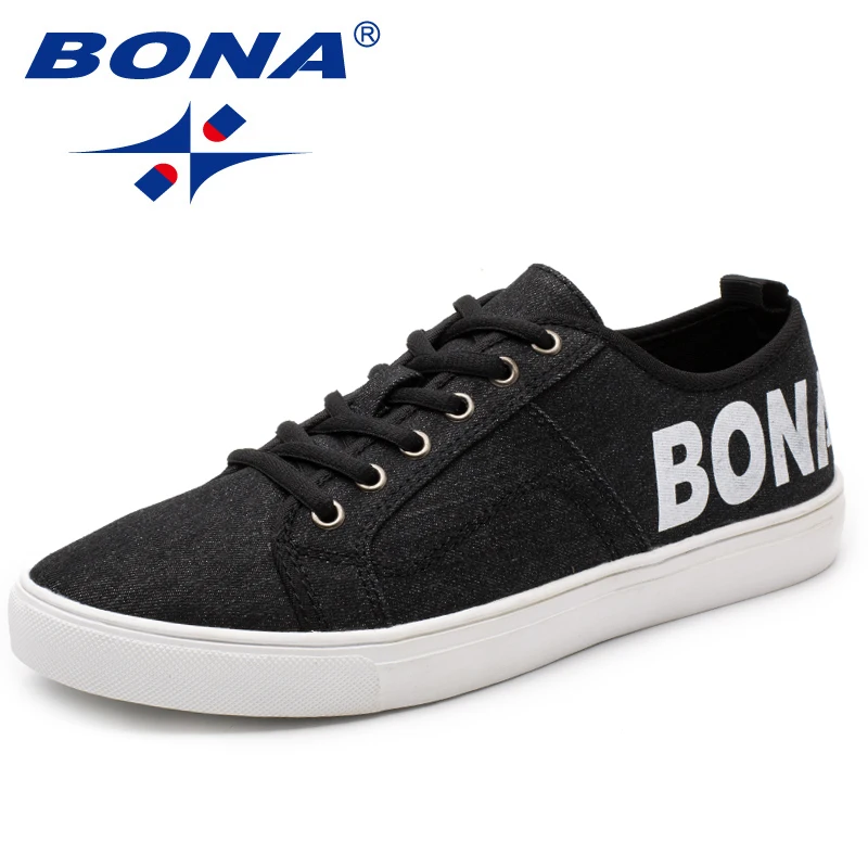 

BONA New Arrival Classics Style Men Casual Shoes Canvas Men Loafers Lace Up Men Outdoor Fashion Sneakers Light Free Shipping