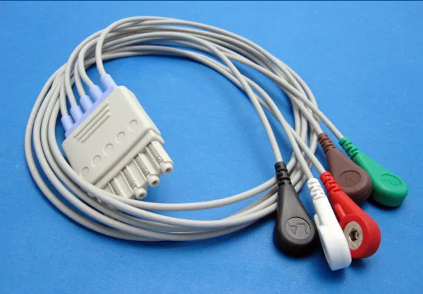 

Compatible M1602A ECG Lead Wires Set Use for Philips M1668A ECG Trunk Cable