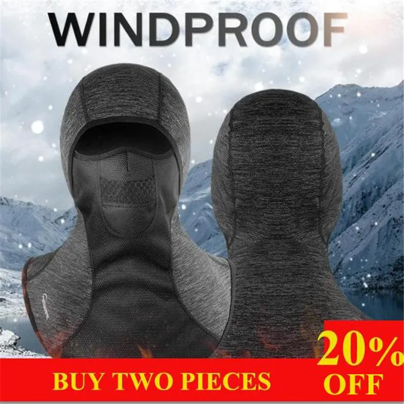 

New Balaclava Ski Face Mask Motorcycle Thermal Fleece Windproof Waterproof Skull Face Shield Balaclava Winter Biker Moto Mask