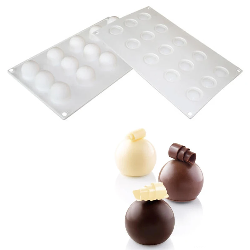 

15 Cavities Silicone Cake Mold,DIY Baking Supplies Mousse Cake Pan Pastry Baking Tools Kitchen Bakeware