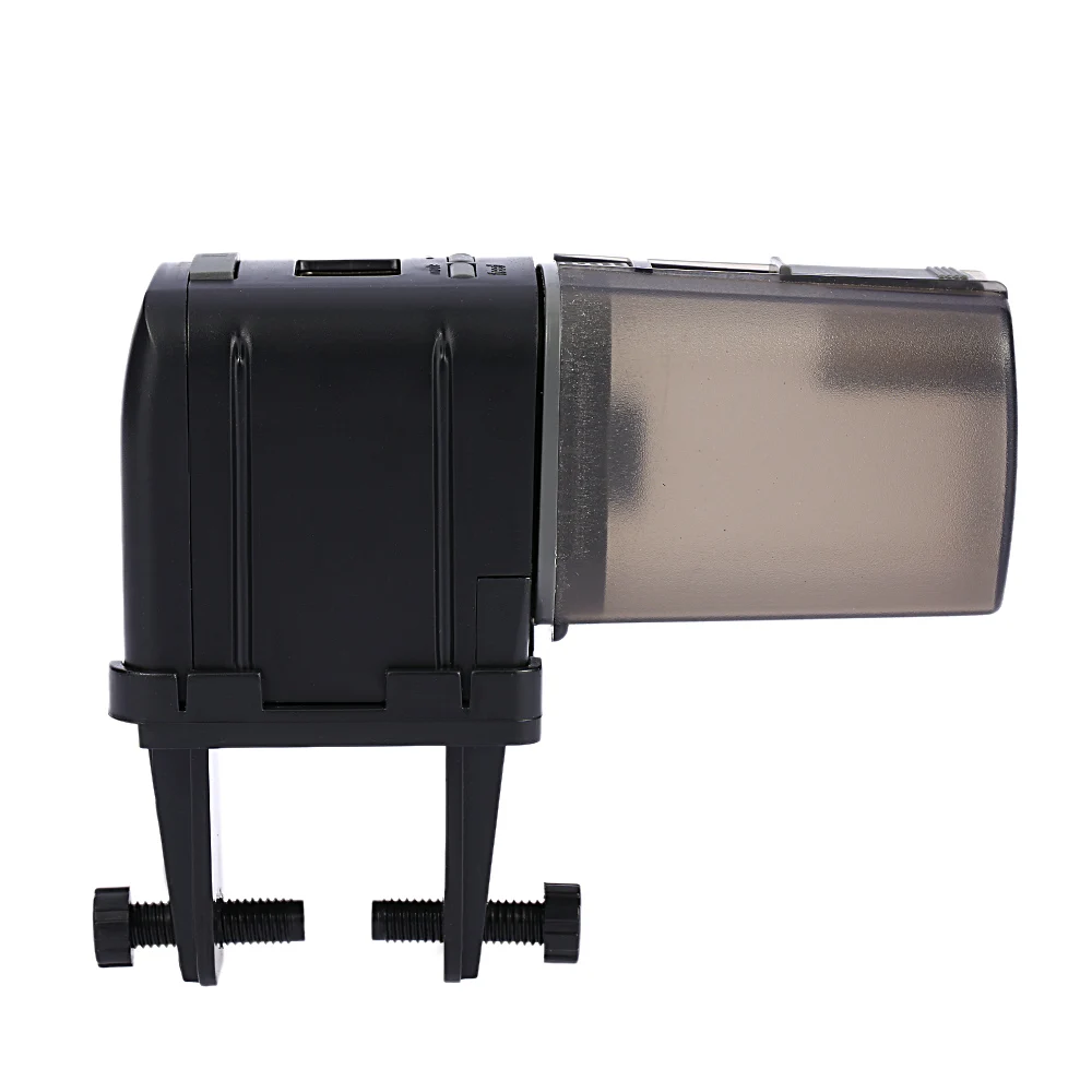 

LCD Automatic Fish Feeder Aquarium Fish Tank Auto Food Timer Feeding Dispenser Adjustable Outlet Accessories