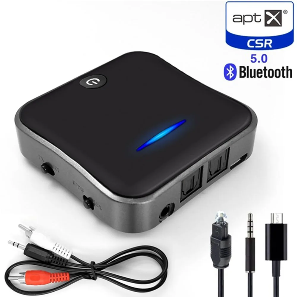 CSR8675 Bluetooth передатчик 5,0 APTX HD адаптер 3,5 мм/SPDIF/цифровой оптический Toslink для автомобильного динамика, Bluetooth аудио приемник