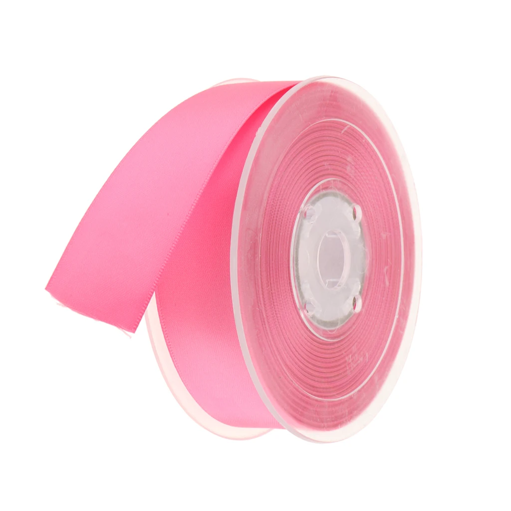 20 Meters Double Sided Polyester Satin Ribbon for Wedding Party Gift Wrapping Craft 25mm 