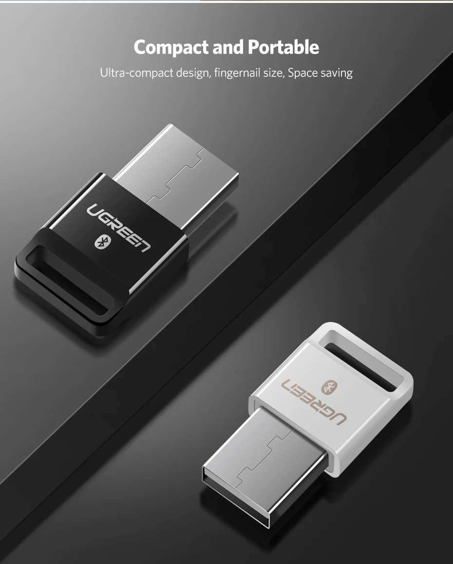 Ugreen USB Bluetooth приемник передатчик 4,0 адаптер ключ aptx Беспроводной наушников ПК музыкальный приемник Bluetooth аудио адаптер