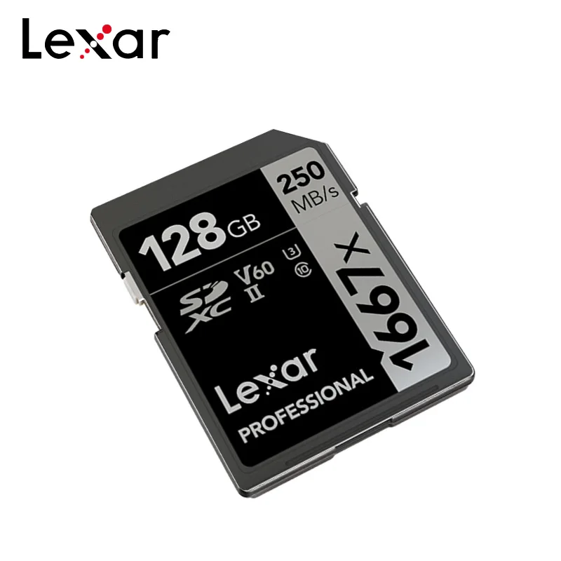 Карта памяти Lexar 1667x 128 ГБ 64 высокая скорость 250 МБ/с./с U3 V60 класс 10 флеш-карта SD 633X 32
