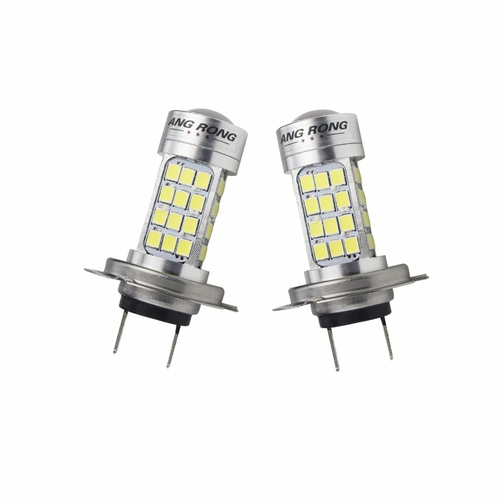 ANGRONG 2x6000 K белый H7 SAMSUNG 54 SMD высокомощный светодиодный головной светильник, противотуманный светильник для вождения(CA274x2