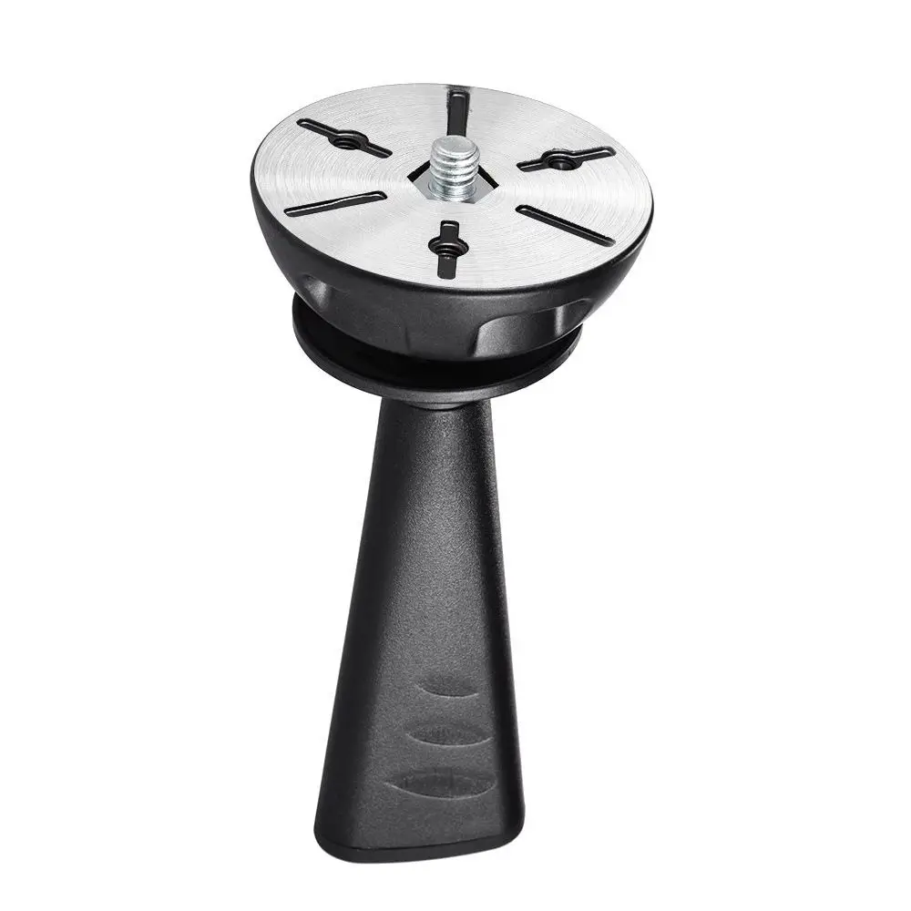 75mm Half Ball Flat to Bowl Adapter for Fluid Head Tripod DSLR Rig