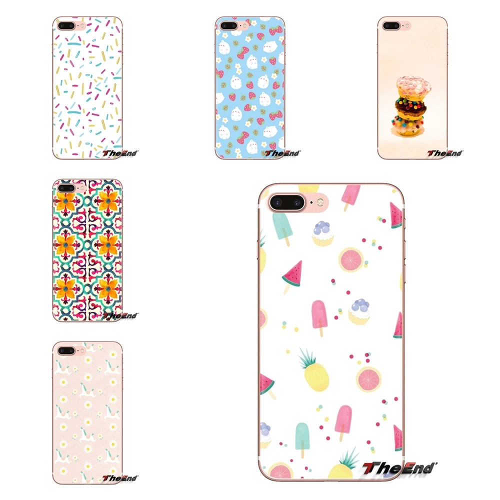 Для Xiaomi Mi3 Samsung A10 A30 A40 A50 A60 A70 Galaxy S2 Note 2 Grand Core Prime Yummy цветной Мягкий Бесшовный чехол |