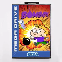 Bomboy 16 бит MD игровая карта с розничной коробкой для Sega megadrive/Genesis