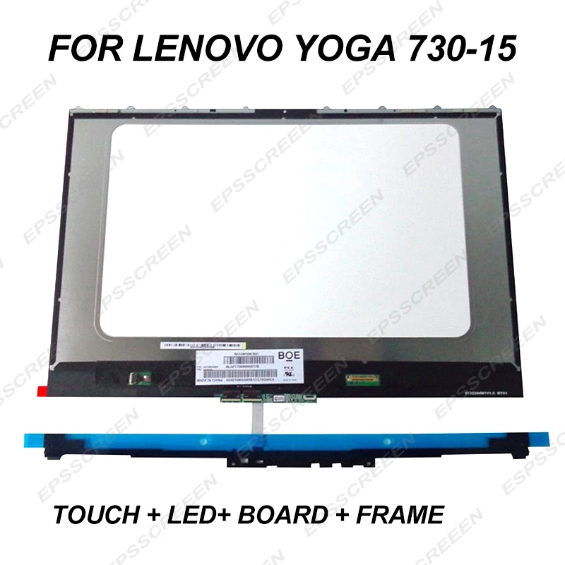 Новая замена для Lenovo Yoga 730-15 Lcd сенсорный экран дигитайзер и панель ноутбука 15 6
