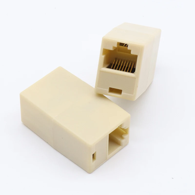 IMC الساخن 10 قطعة RJ45 8P8C مزدوجة منافذ الإناث التوصيل الهاتف موصل IMC الساخن 10 قطعة RJ45 8P8C مزدوجة منافذ الإناث التوصيل الهاتف موصل