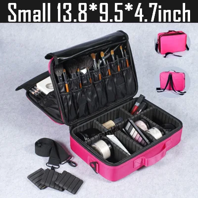Makeup Bag Organizer Professional Makeup Artist Box Larger Bags Cute Korea Suitcase Makeup Suitcase Makeup Brushes Tools Case