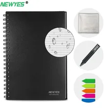 NeWYeS A6 Smart Reusable Notebook Erasable Microwa
