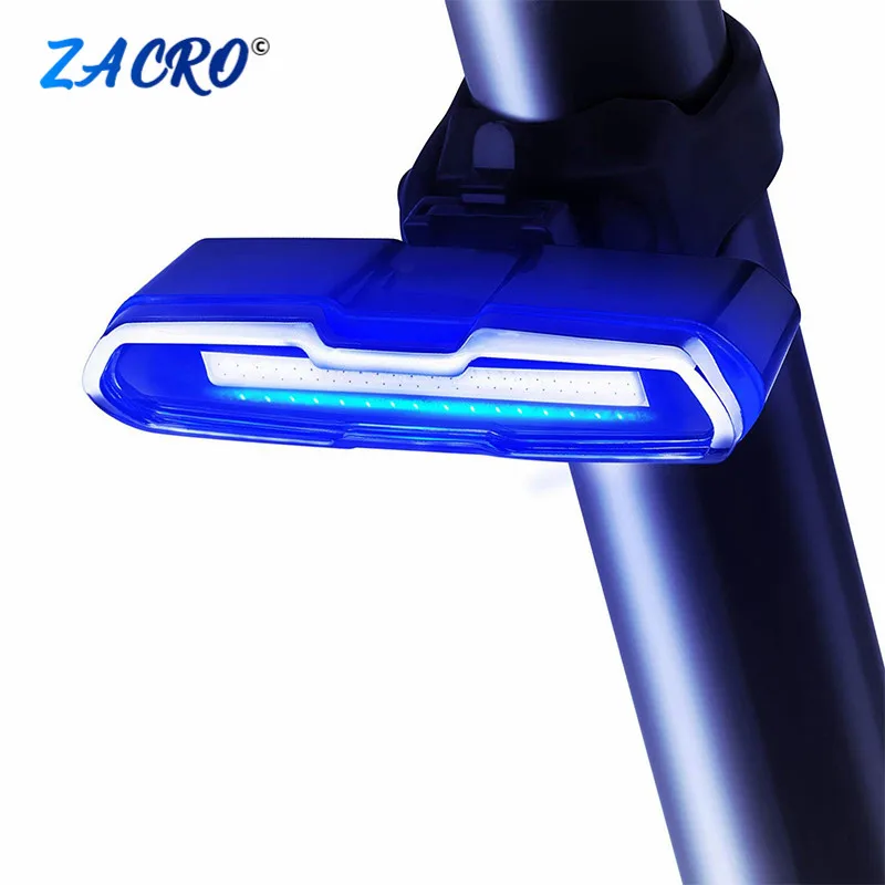 

Bicycle Light Rechargeable Rear Light Bike Taillight Bicycle USB Led Dual Color Temperture Waterproof Flashlight for Cycling #3