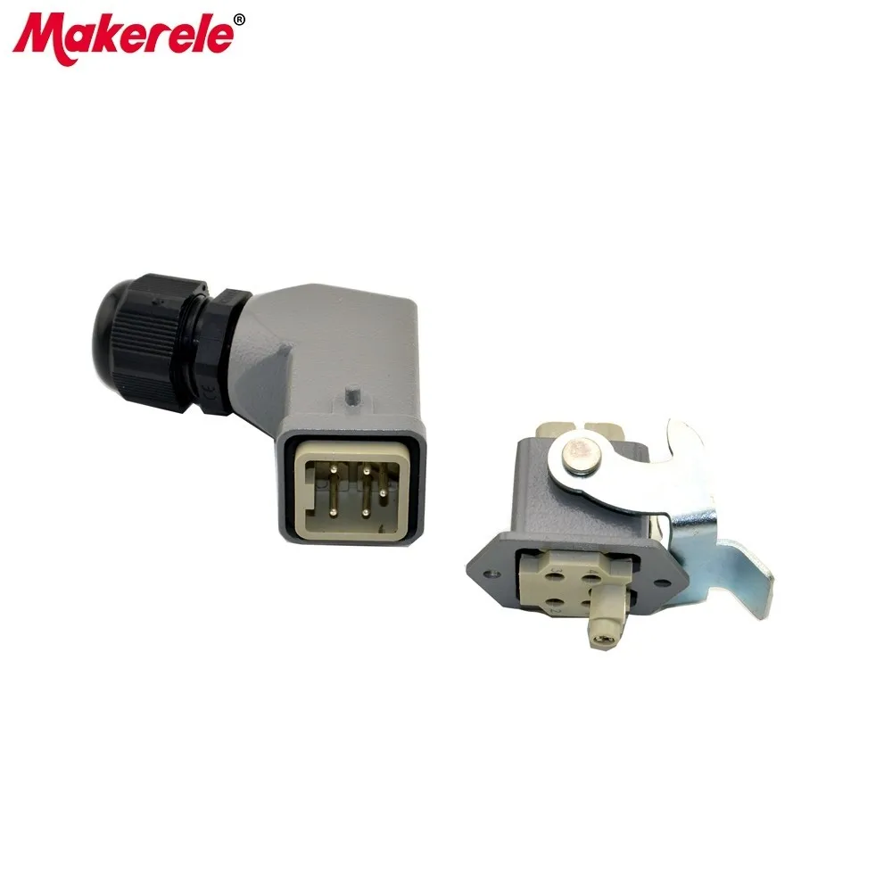 

MK-HA-004-1 High Quality 4 Pin 10A 250V HA Series Heavy Duty Connector Heavy Duty Connector Block Automotive Connectors