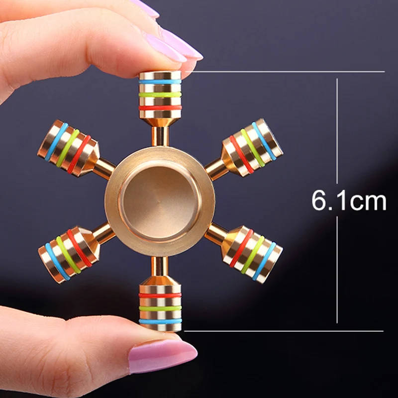 DODOELEPHANT-JX-6-Rainbow-Fidget-Spinner-Finger-Spinner-Hand-Spinner-Brass-Spiner-Comes-With-Metal-Box (3)