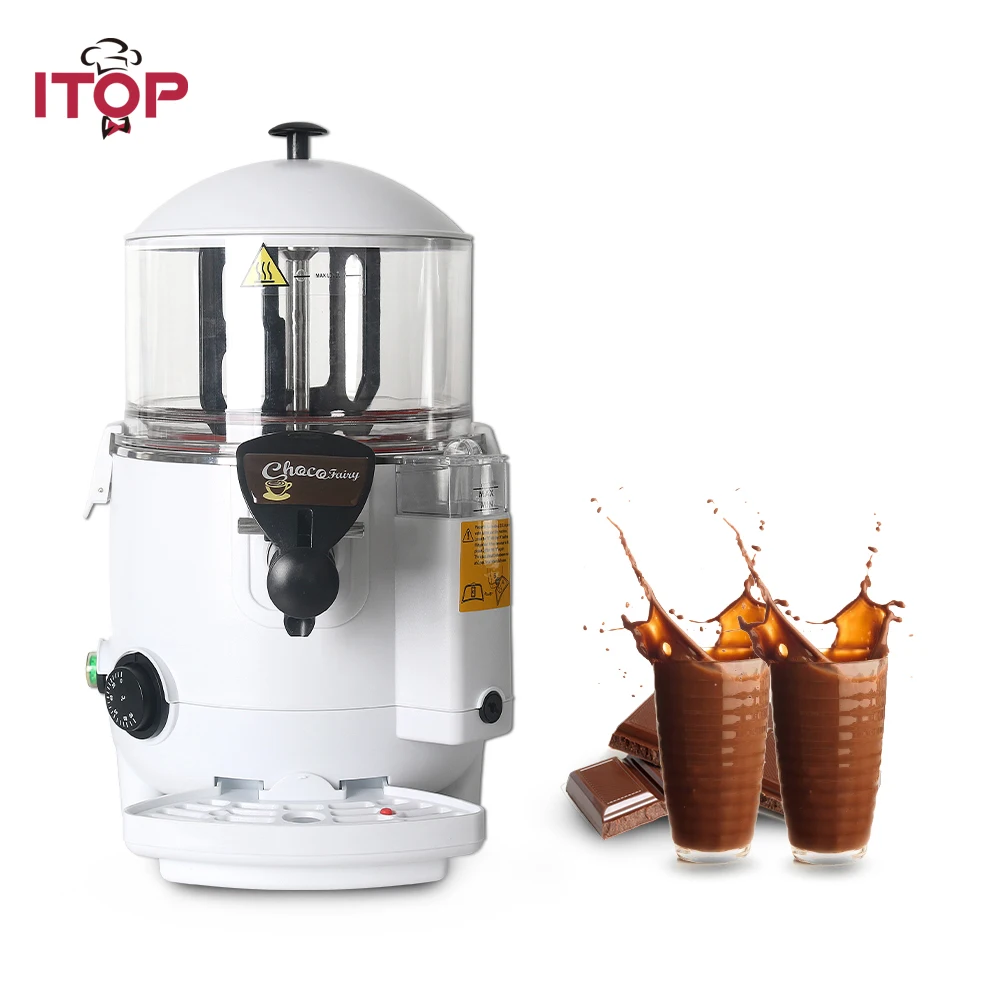 

ITOP 5L Commercial Hot Chocolate Dispenser Machine Bath system Hot Beverage Coffee Milktea Mixer Dispenser 1000W