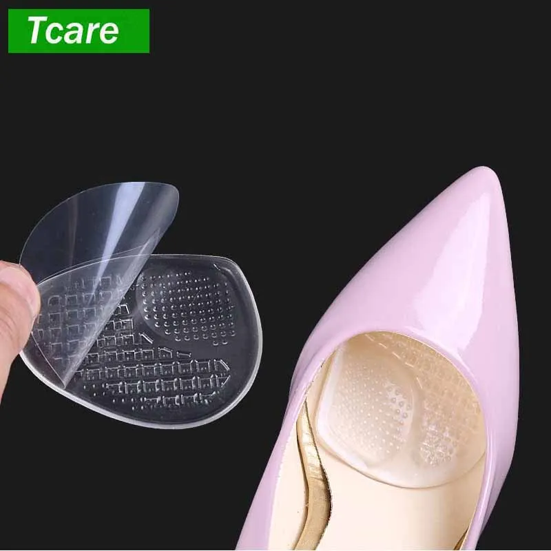 

Metatarsal Pads Gel High Heel Cushion - Forefoot Pads - Non Slip Shoe Inserts - Ball of Foot Pads with no slip adhesive backing
