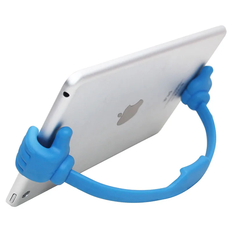 New Cute Mini Tablet Stand Mobile Phone Tablet Universal Adjustable Plastic Thumbs Bracket For E-book Mini Xiaomi ipad 2 3 4 5 (2)