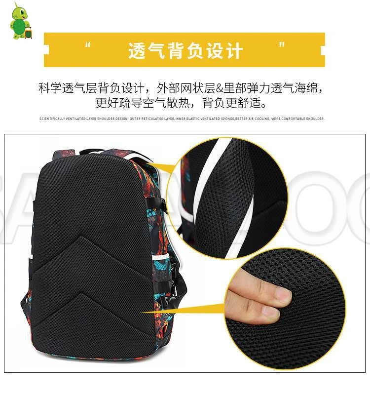 Anime Tokyo Ghoul Backpack School Bags for Teenage Girls Boys Large Capacity Laptop Backpack Fashion Travel Bags Casual Rucksack