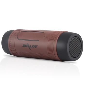 

Universal Stereo Wireless Speaker Sound Voice Player Loudspeaker Box Bluetooth LED 4000mAh Battery Radio FM Player for ZEALOT S1